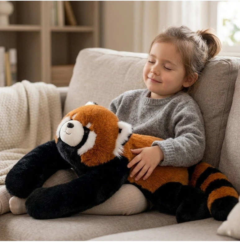Woopie antistresinis žaislas raudonoji Panda 65 cm pasunkintas