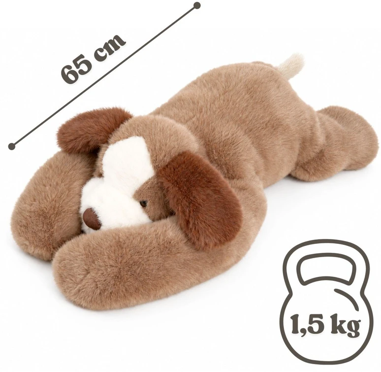 Woopie pliušinis šuo 1,5kg apsunkintas