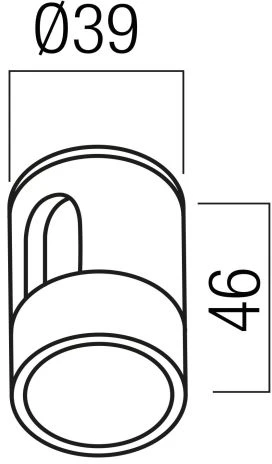 Šviečiančio kabelio XLOOP 18MM laikiklis