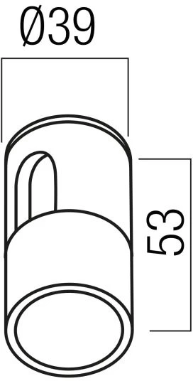 Šviečiančio kabelio XLOOP 25MM laikiklis