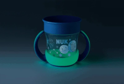 Nuk Šviečiantis tamsoje puodelis EVOLUTION MINI MAGIC CUP NIGHT