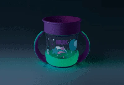 Nuk Šviečiantis tamsoje puodelis EVOLUTION MINI MAGIC CUP NIGHT