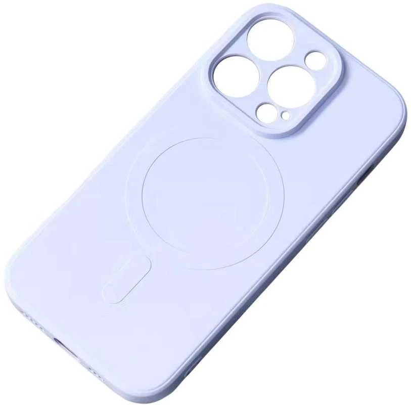 Hurtel iPhone 16e Silikoninis dėklas su MagSafe – Light Mėlyna