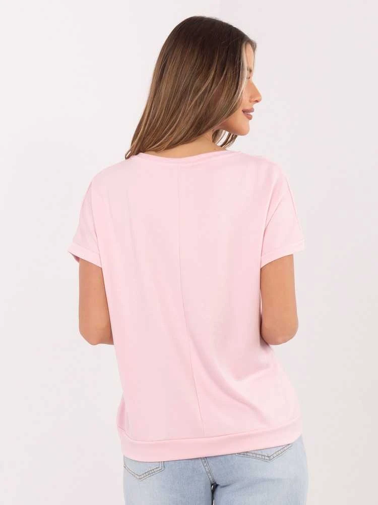 Šviesiai rožinė oversize palaidinė