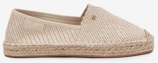 Šviesiai smėlio spalvos moteriškos espadrilės Wrangler su platforma