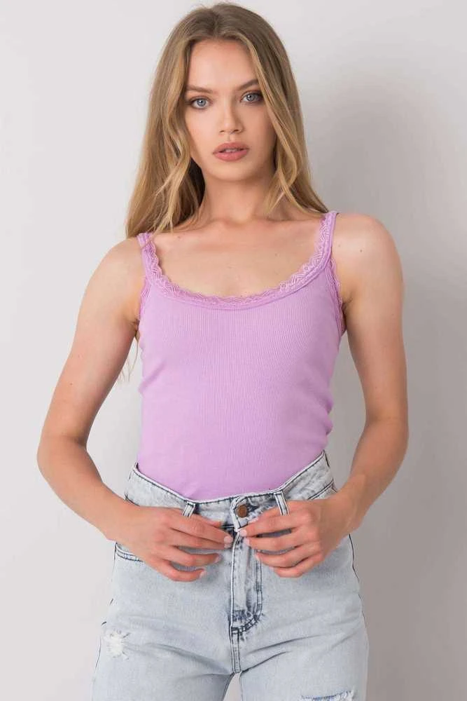 Šviesiai violetinė viršutinė dalis