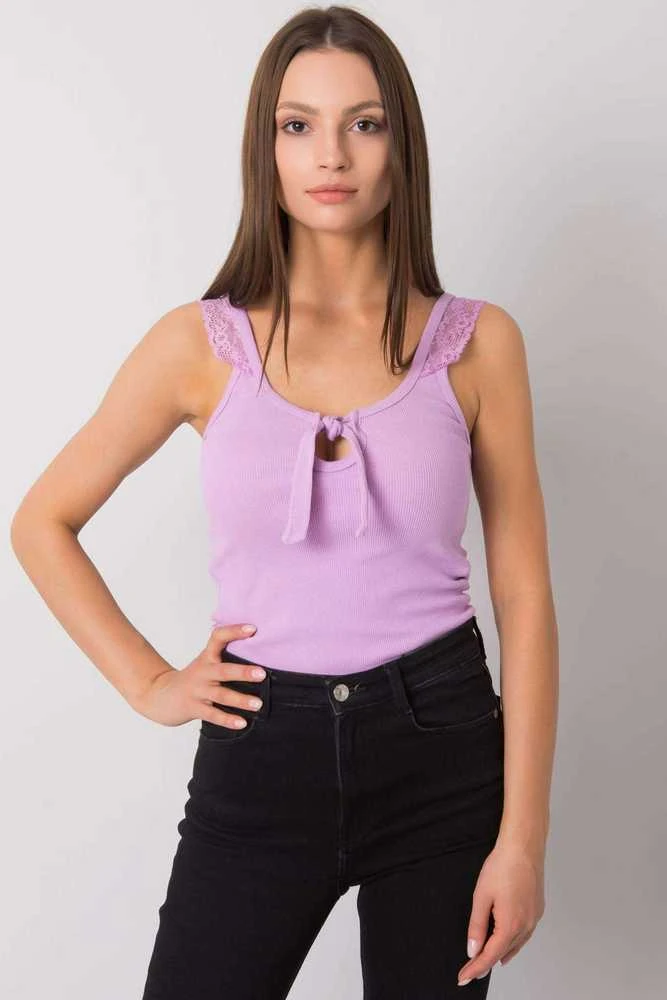Šviesiai violetinė viršutinė dalis