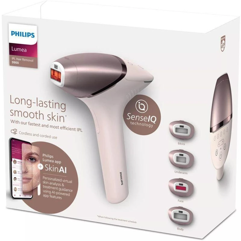 Fotoepiliatorius Philips Lumea IPL BRI977/00, Rausvos spalvos
