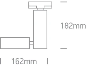 Šviestuvas į bėgelius, GU10, baltas, 65518T/W