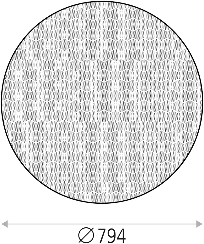 Šviestuvo ISIA difuzorius, 794mm, 5DIF34538MP