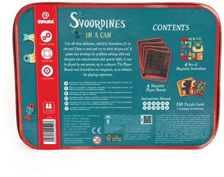 Svoora - Žaidimas - Svoordinės skardinėje