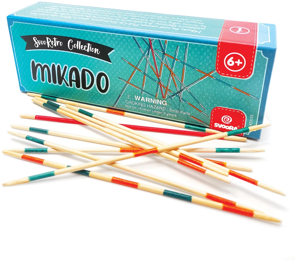 Svoora Mikado – klasikinis medinis žaidimas vaikams nuo 6 m.