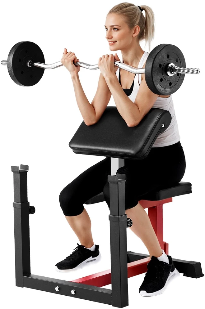 VEVOR Reguliuojamas bicepso suolelis namų sportui