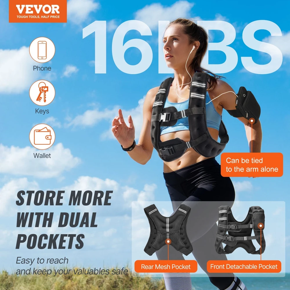 VEVOR 7,32 kg svoris liemenė sportui