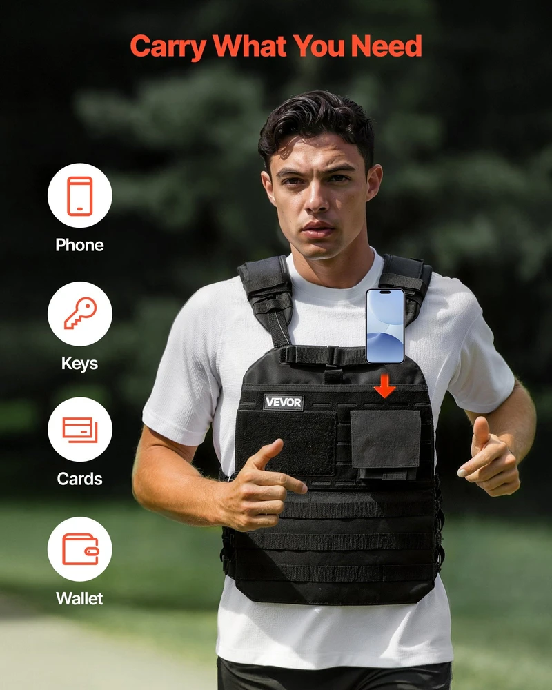Svorio liemenė VEVOR JS-VEST010, iki 18 kg apkrova