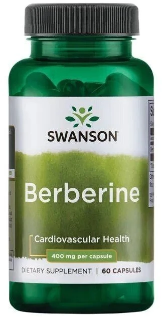 Swanson Maisto papildas Berberinas 400mg - 60 kapsulių