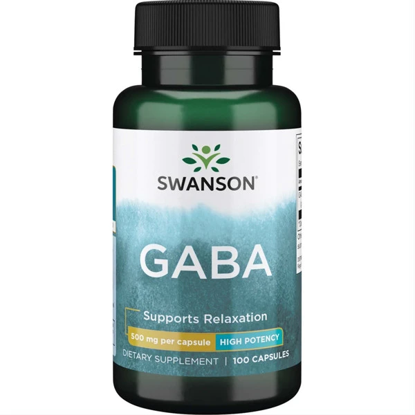 Swanson Gaba 500mg – 100 kapsulių