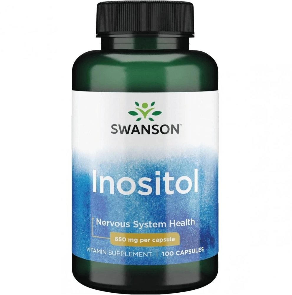 Swanson INOZITOLIS 650 mg – 100 kapsulių