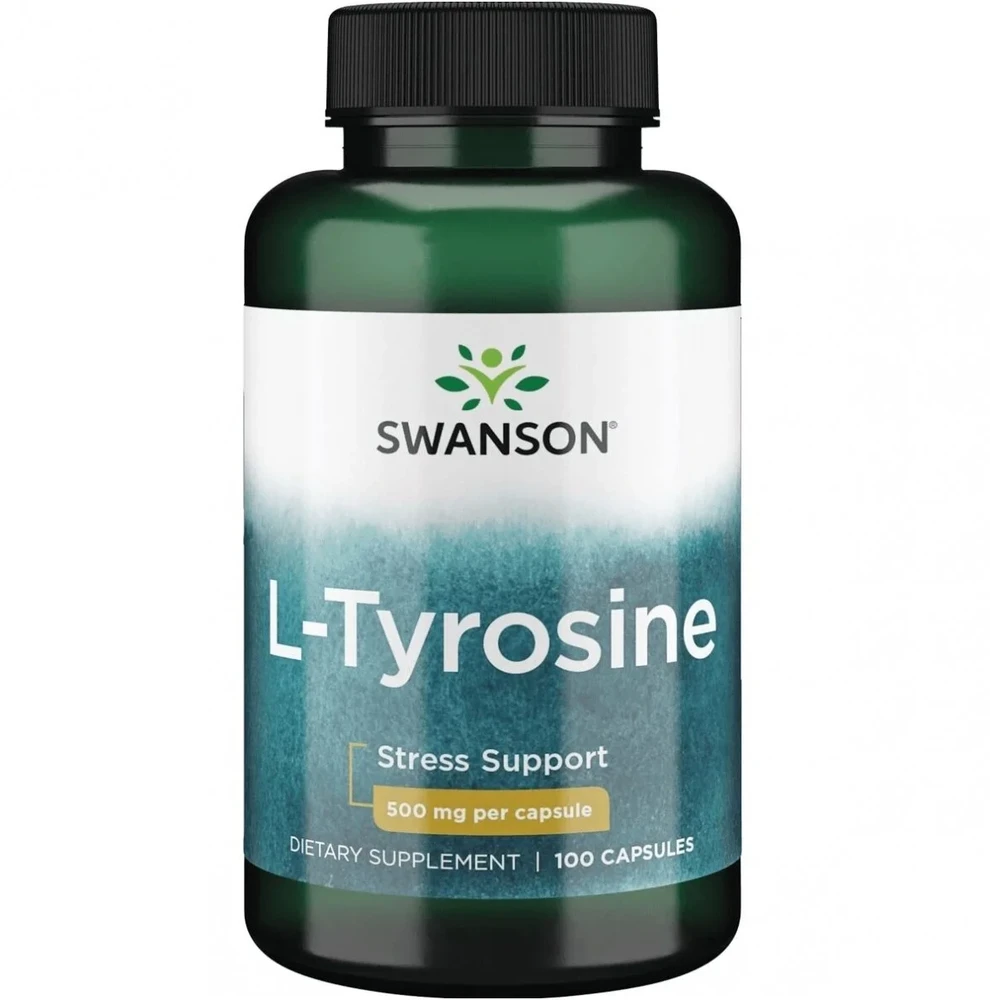 Swanson L-TIROZINAS 500mg – 100 kapsulių