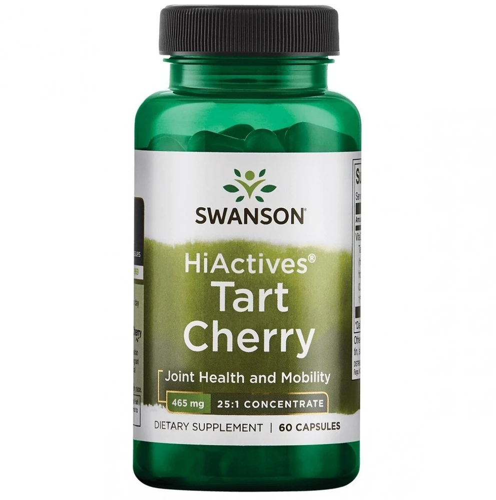 Swanson TART CHERRY (VYŠNIŲ KONCENTRATAS) – 60 kapsulių