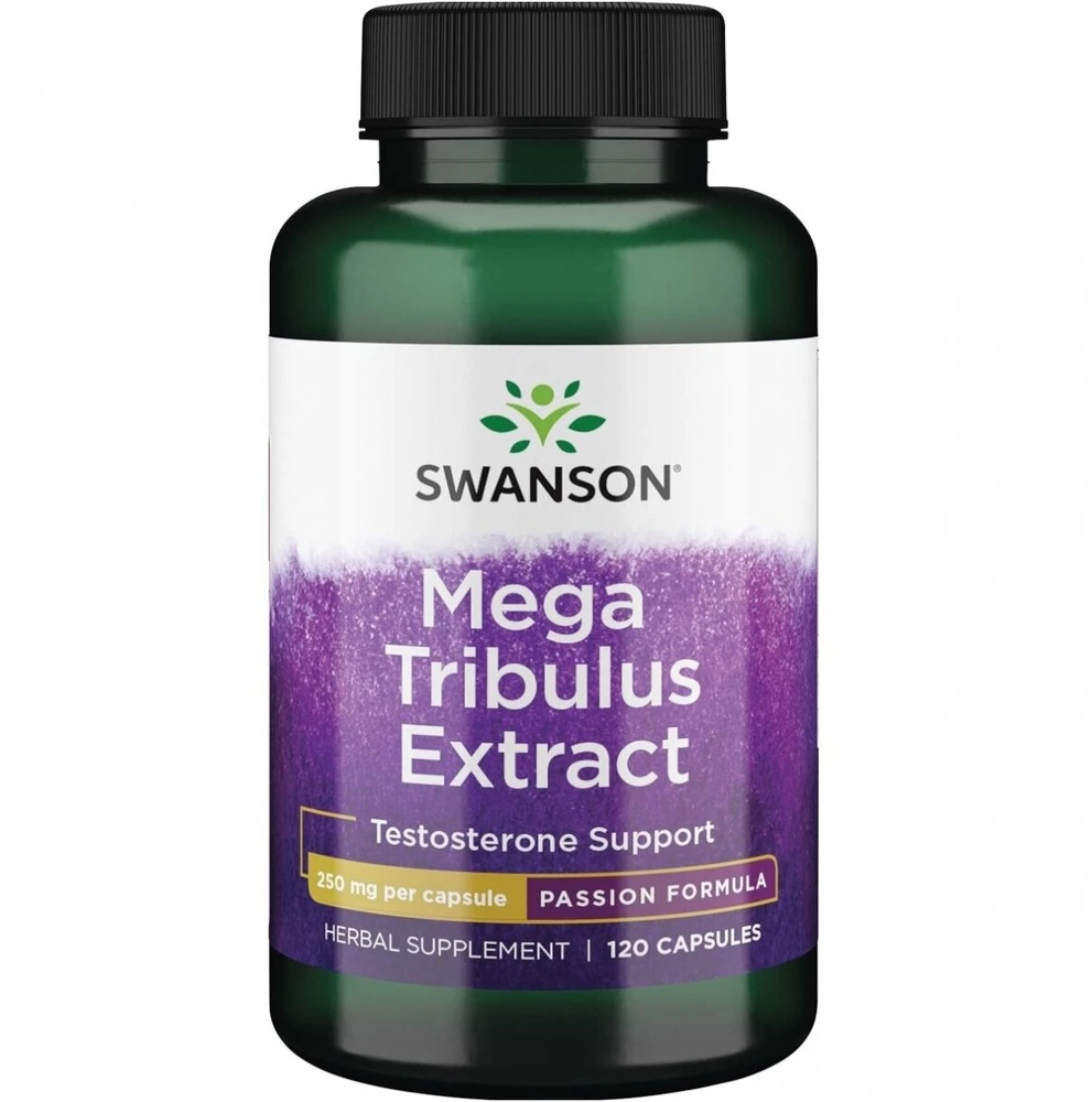 Gulsčioji ragužė Mega Tribulus Extract, Swanson, 250mg, 120 kapsulių