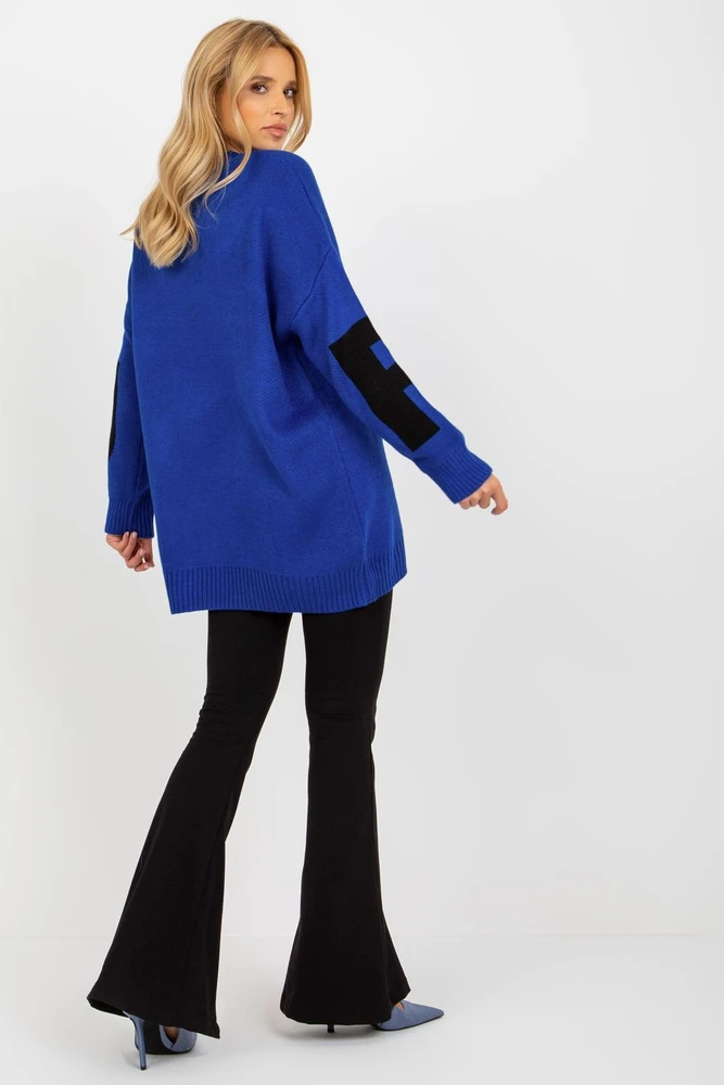 Sweter Damski LC 8050.95P Cobalt - Rue Paris