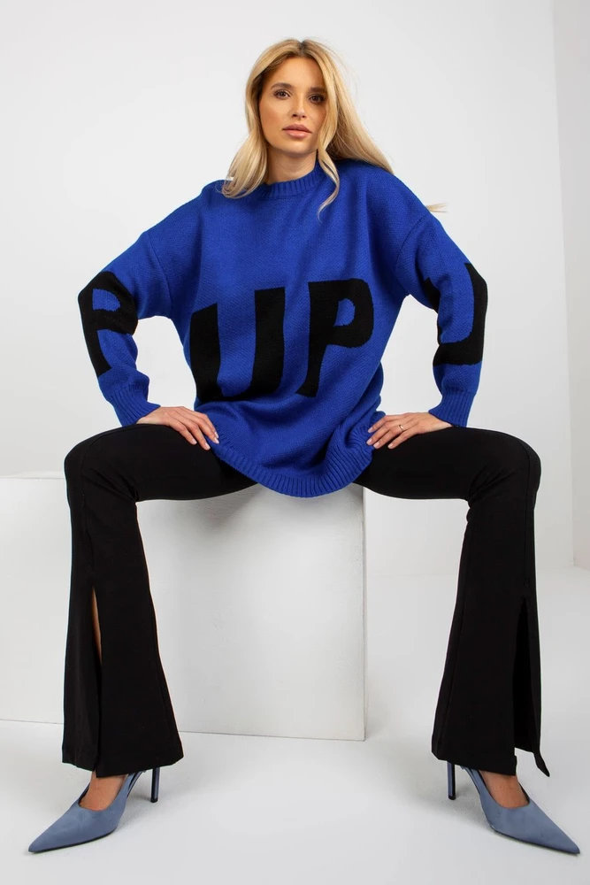 Sweter Damski LC 8050.95P Cobalt - Rue Paris