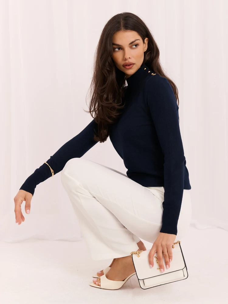 Sweter-IR-SW-57816.11-tamsiai mėlyna