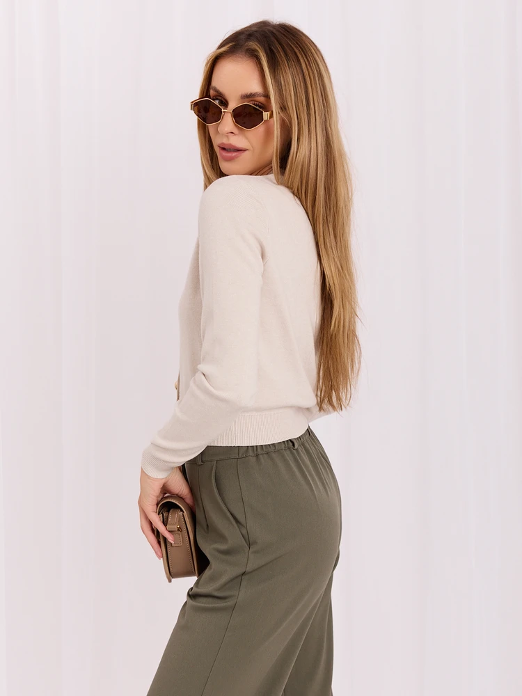 Sweter-IR-SW-JK8687.07P-jasny smėlio spalva