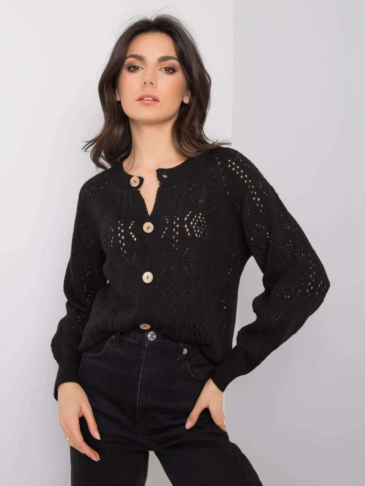 Sweter Juodos spalvos
