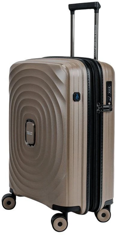 SwissBags Echo Kabinos lagaminas 55 cm 17782 Šampano
