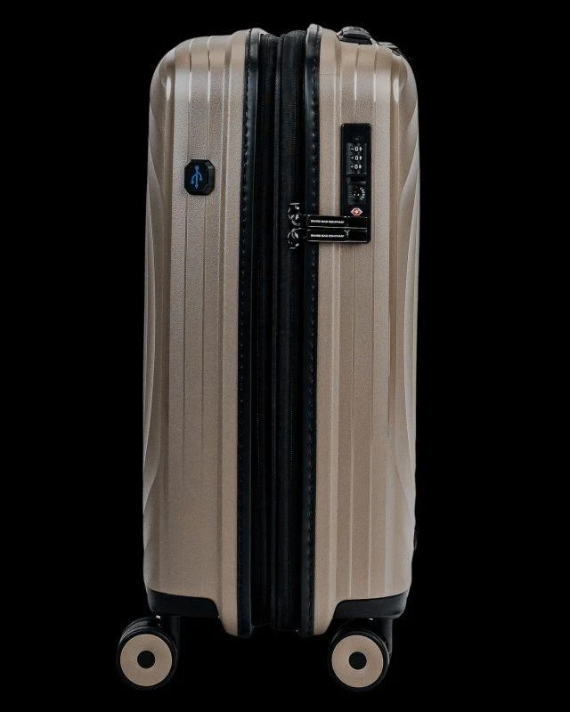 SwissBags Echo Kabinos lagaminas 55 cm 17782 Šampano