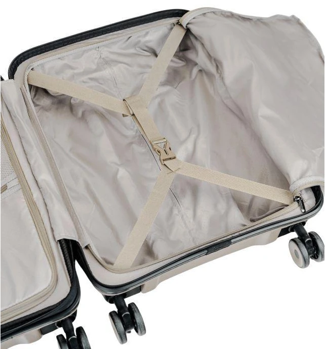 SwissBags Echo Kabinos lagaminas 55 cm 17782 Šampano