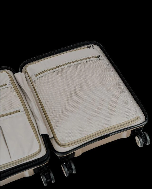 SwissBags Echo Kabinos lagaminas 55 cm 17782 Šampano