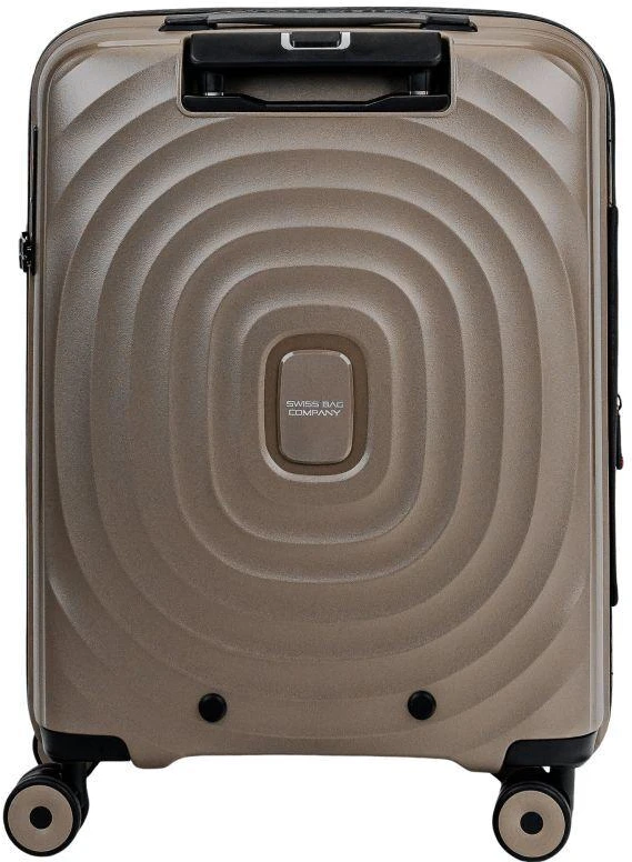 SwissBags Echo Kabinos lagaminas 55 cm 17782 Šampano