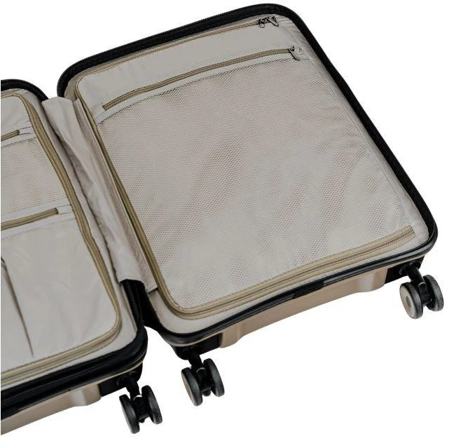 SwissBags Echo Kabinos lagaminas 55 cm 17782 Šampano