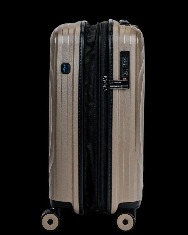 SwissBags Echo Kabinos lagaminas 55 cm 17782 Šampano