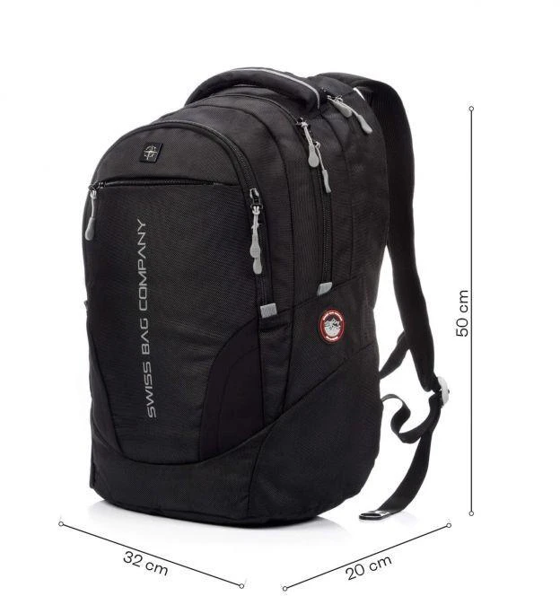 Swissbags Kuprinė su skyriumi nešiojamam kompiuteriui 17.3" Zurich 33 L 76201