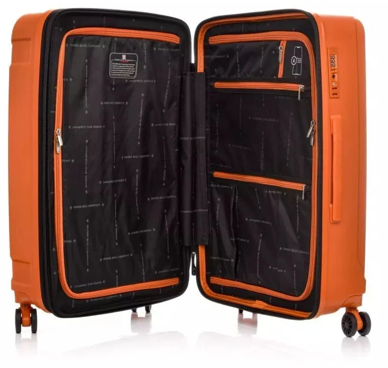 Kelioninis SwissBags Tourist Didelis lagaminas 77 cm Oranžinis