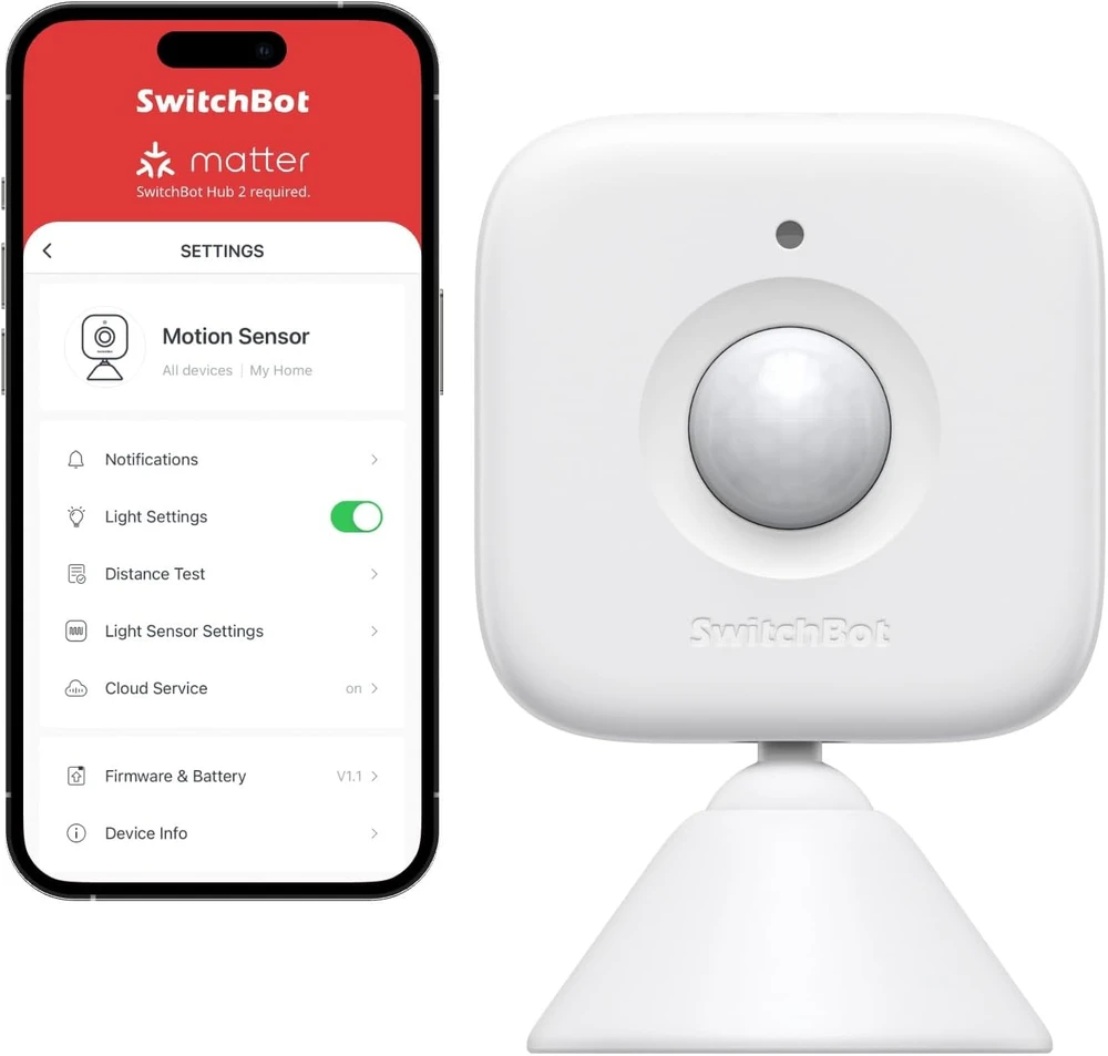 SwitchBot judesio jutiklis - Bluetooth
