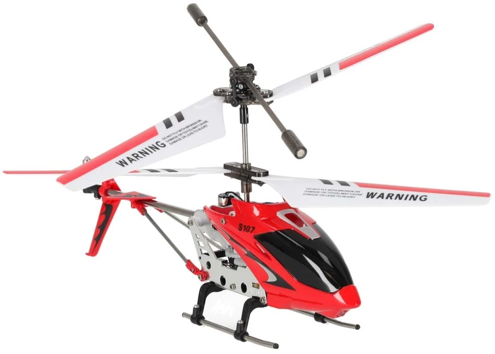 SYMA S107G RC sraigtasparnis raudonos spalvos