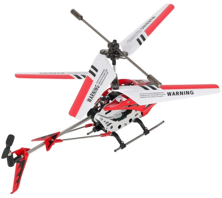 SYMA S107G RC sraigtasparnis raudonos spalvos
