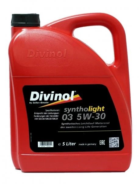 Syntholight DIVINOL 03 5W-30 5 l, ACEA A3/B4/C3 VW 504.00/507.00