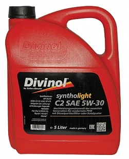 Syntholight DIVINOL C2 5W-30 5 l. SN/CF, ACEA C2-12 (F.T.H.M)
