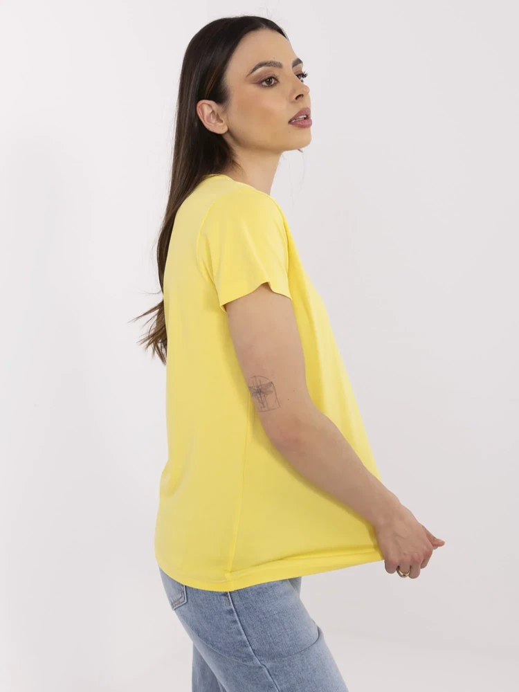 T-shirt-CLM-TS-1639.12-geltona