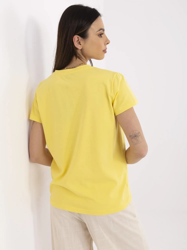 T-shirt-CLM-TS-1640.87-geltona