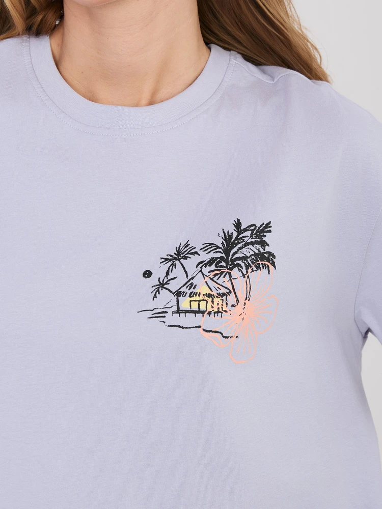 T-shirt-D12022AH02645AA-jasny violetinė