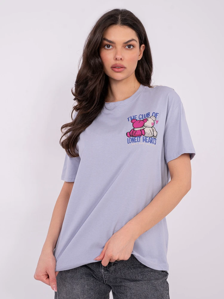 T-shirt-D12022AH02645Y-jasny violetinė