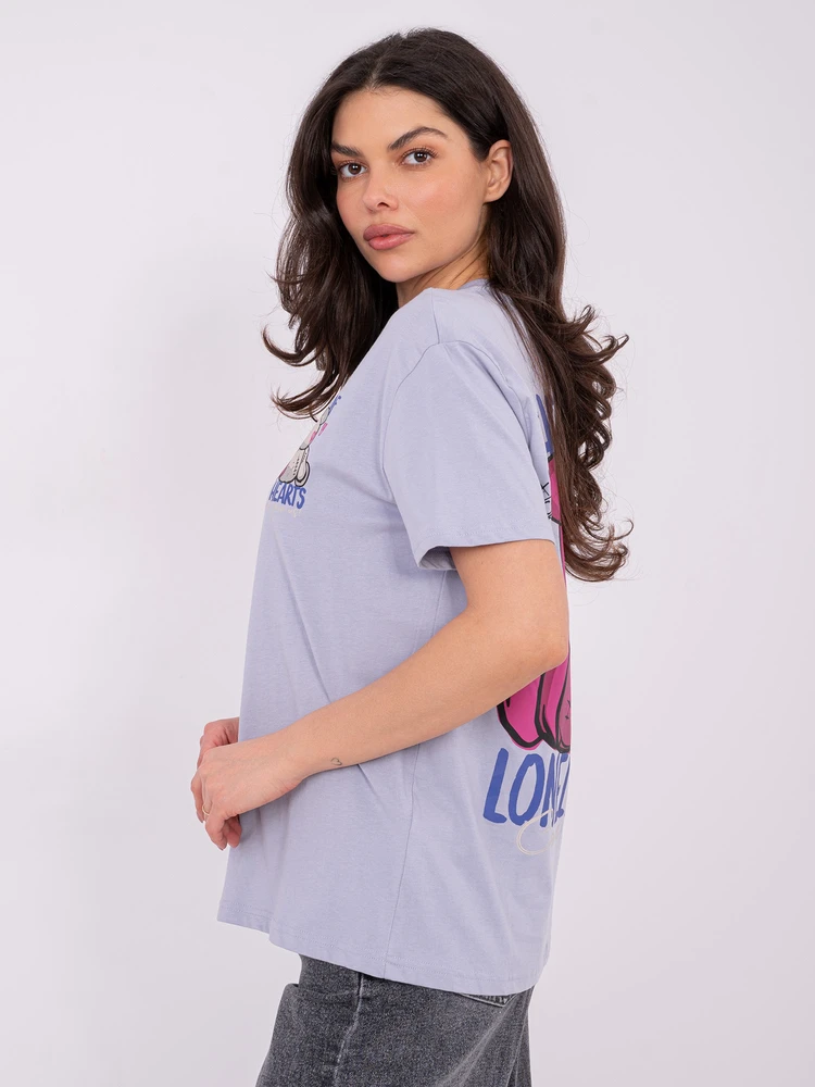 T-shirt-D12022AH02645Y-jasny violetinė