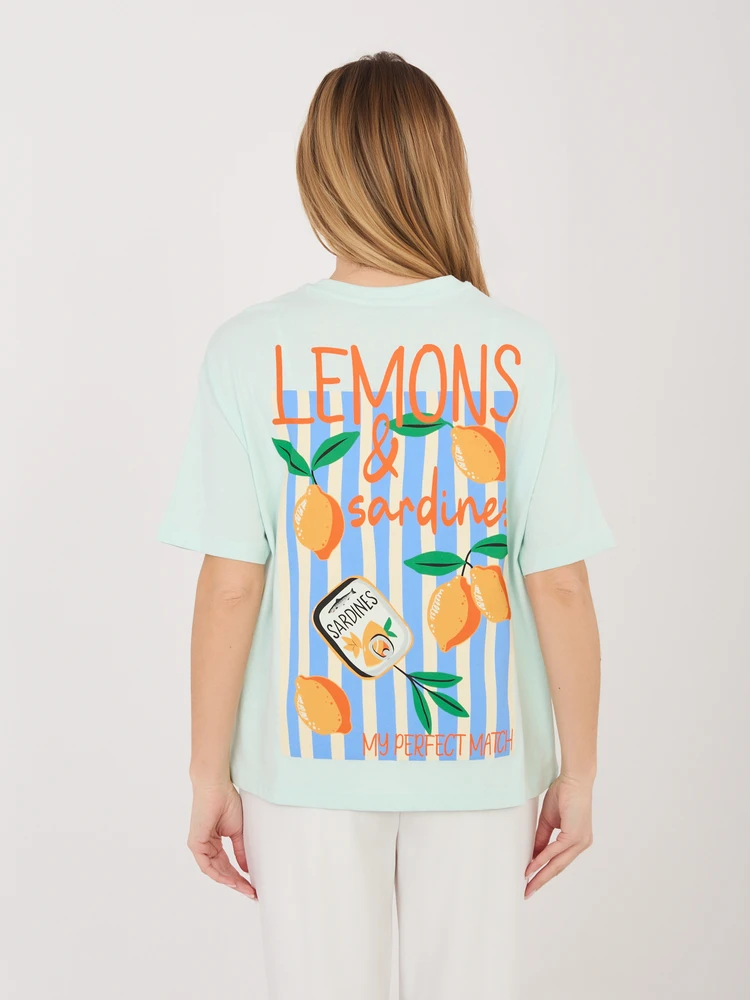 T-shirt-D12022AJ02645AD-mietowy